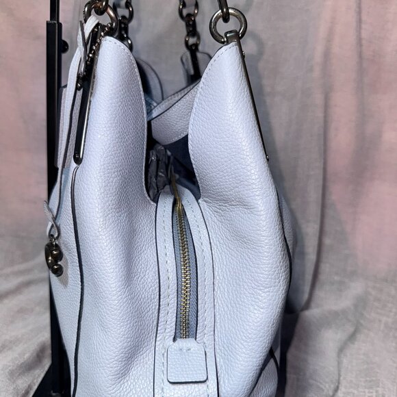 Coach 3-Compartment Satchel in Stunning Light Blue 💙👜 - Picture 2 of 8